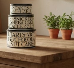BT3346 Emma Bridgewater Black Toast cake tins